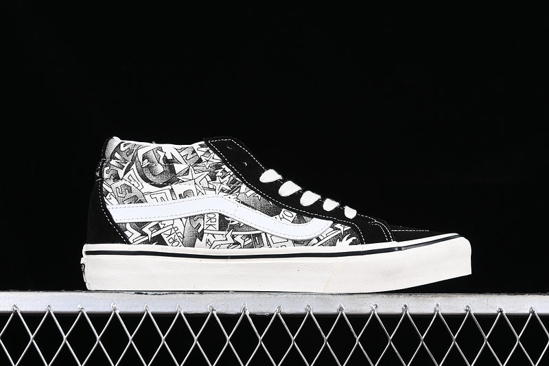 SK8-MID WHITE/BLACK GIBI