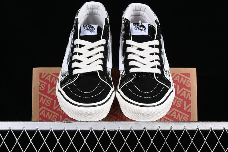 SK8-MID WHITE/BLACK GIBI