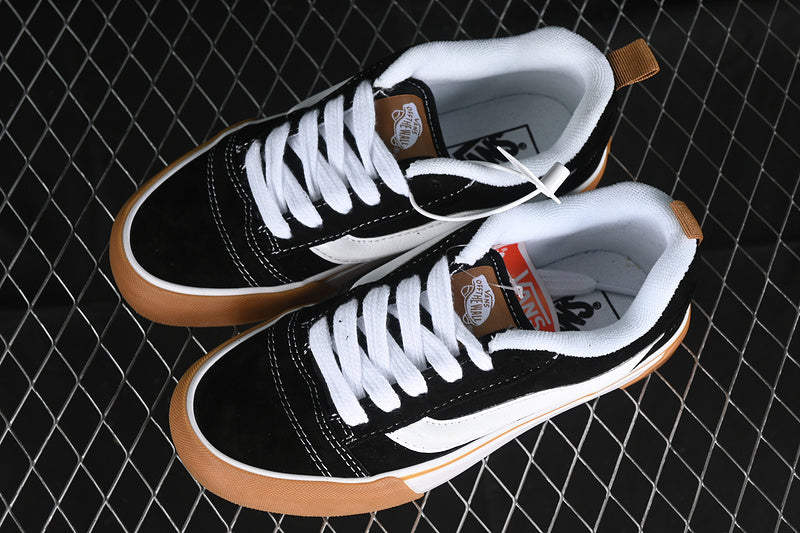 KNU SKOOL WHITE/BLACK/BROWN