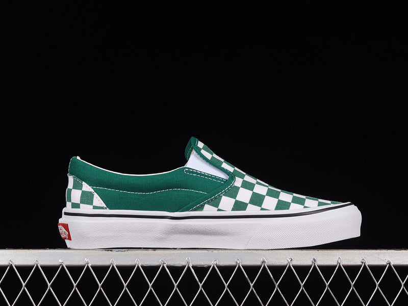 SLIP-ON GREEN/WHITE