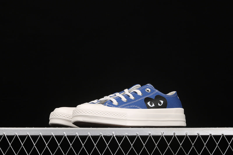 COMME DES GARÇONS PLAY X CHUCK TAYLOR ALL-STAR 70S LOW BLUE QUARTZ/EGRET/BLACK