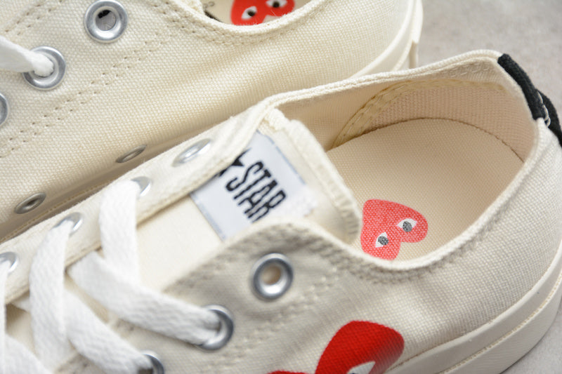 CDG PLAY X CONVERSE CHUCK TAYLOR 1970S JPN WHITE