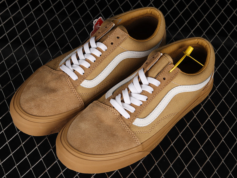 OLD SKOOL KHAKI/WHITE