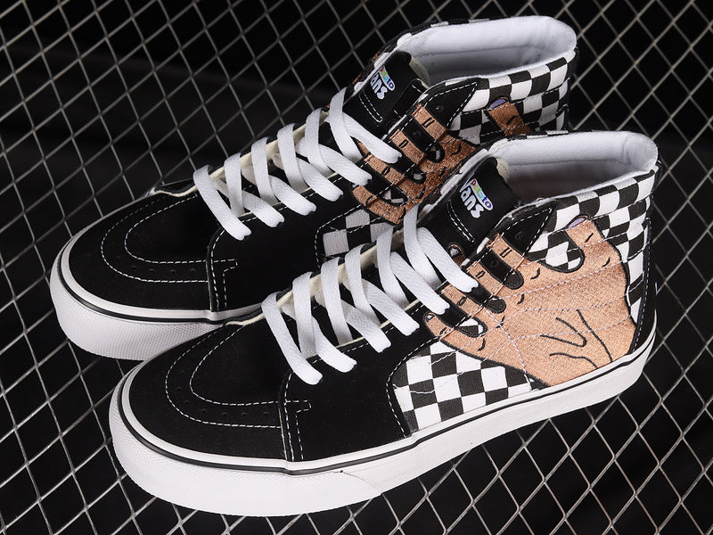 IMRAN POTATO X SK8-HI VR3 LX CHECKERBOARD BLACK