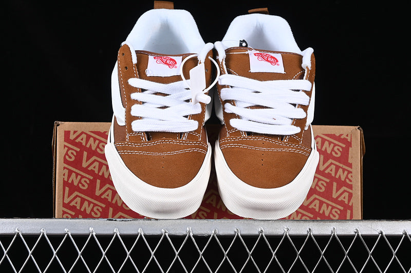 KNU SKOOL WHITE/BROWN