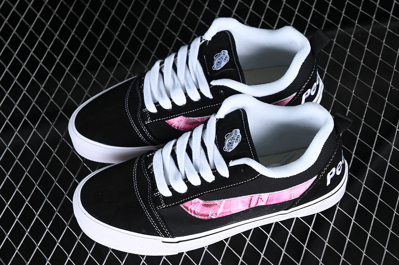 PEACHES X VANS KNU SKOOL BLACK/PINK/WHITE