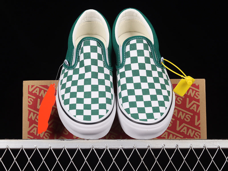 SLIP-ON GREEN/WHITE