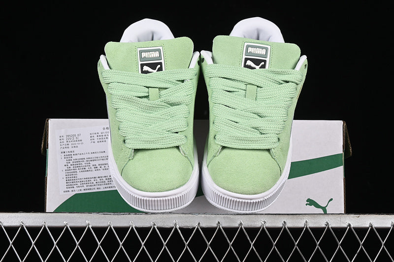 SUEDE XL GREEN/WHITE