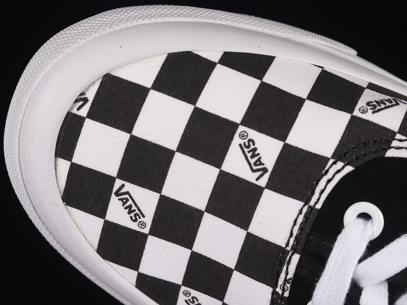 AUTHENTIC LX BLACK CHECKERBOARD TOE BLACK/WHITE