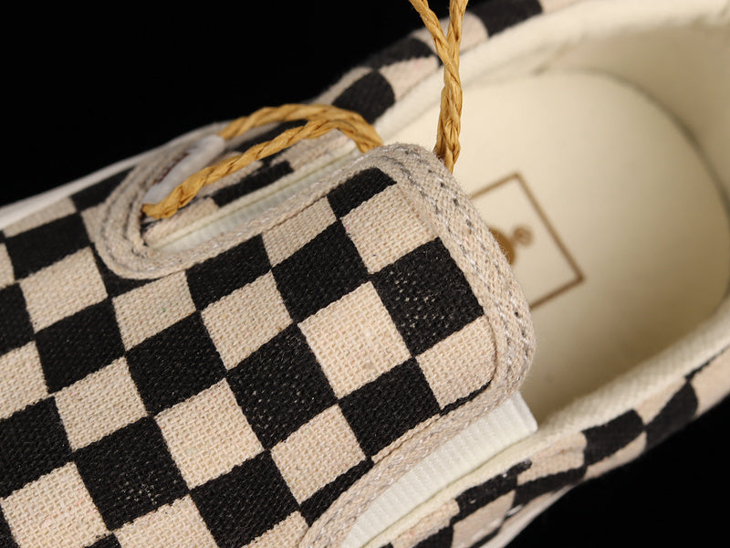 SLIP-ON ECO THEORY CHECKERBOARD BEIGE