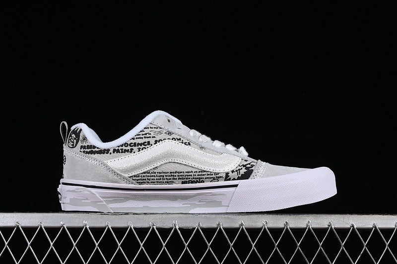 HIRONO X VANS KNU SKOOL WHITE/GREY/BLACK