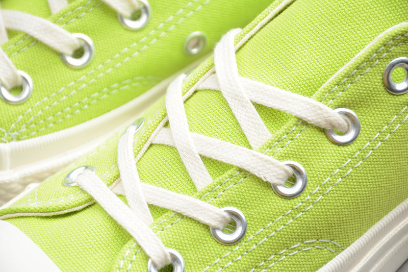 PLAY CDG X CHUCK TAYLOR 70S LOW TOP ACID LIME GREEN/EGRET