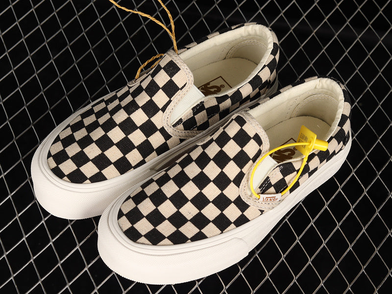 SLIP-ON ECO THEORY CHECKERBOARD BEIGE