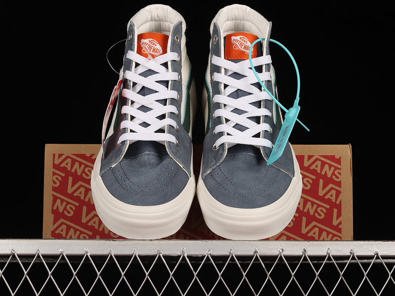 SK8-HIGH SHOES BLUE/GREEN/WHITE