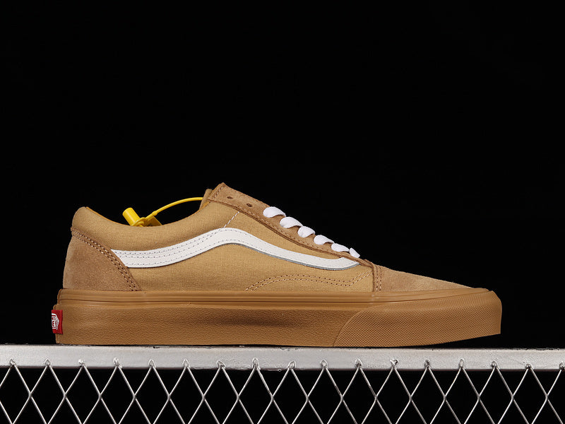 OLD SKOOL KHAKI/WHITE