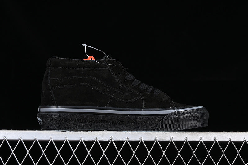 NEIGHBORHOOD X VANS SK8-MID BLACK