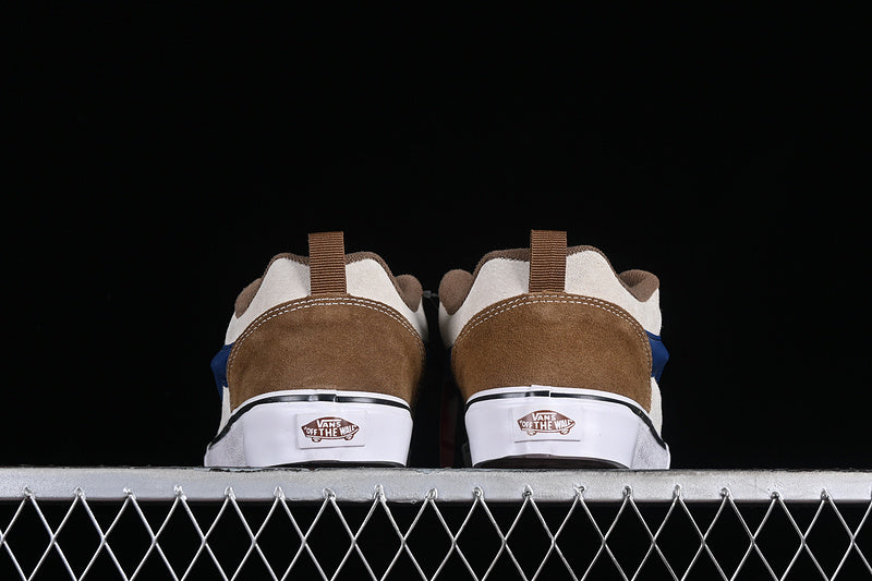 KNU SKOOL WHITE/BROWN/BLUE