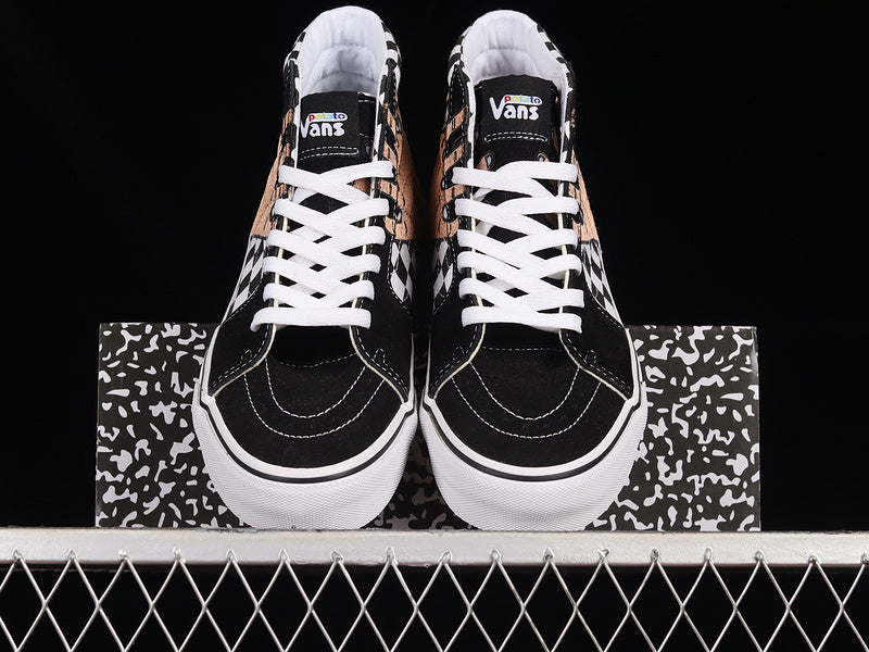 IMRAN POTATO X SK8-HI VR3 LX CHECKERBOARD BLACK