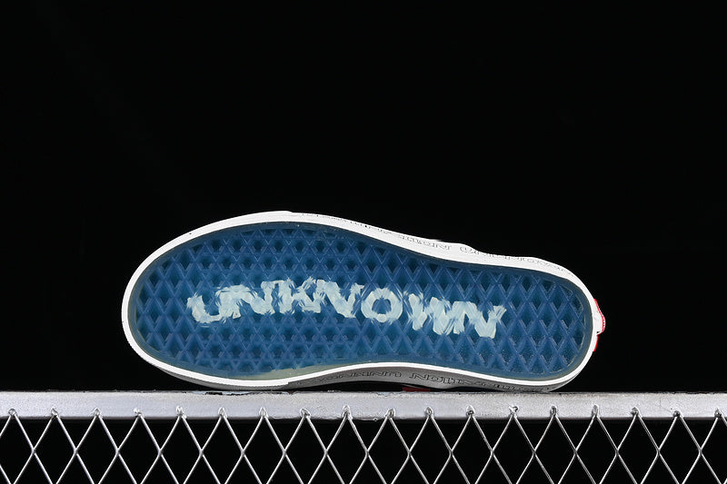 LIBERAIDERS X VANS SLIP-ON 98 DX WHITE/BLACK/BLUE