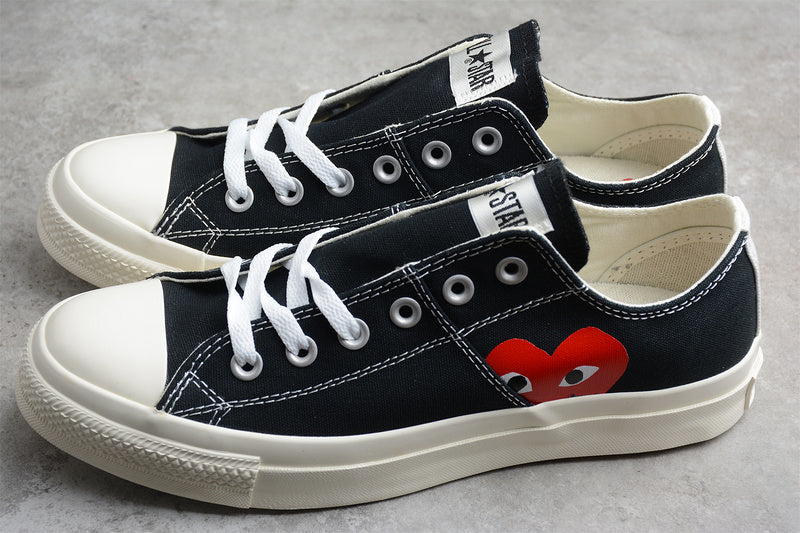 CHUCK TAYLOR ALL-STAR 70S LOW X PLAY COMME DES GARÇONS BLACK/WHITE/RED