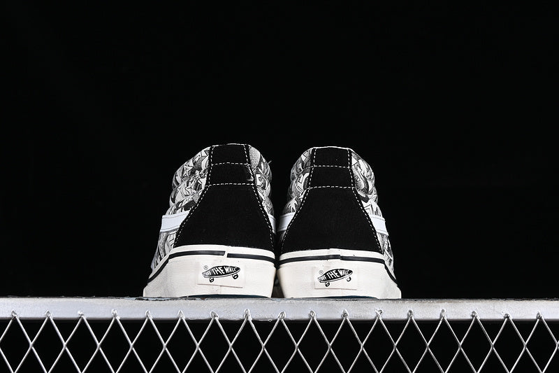 SK8-MID WHITE/BLACK GIBI