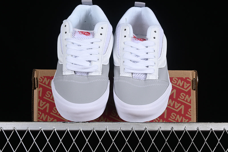 KNU SKOOL RETRO SKATE WHITE/RED