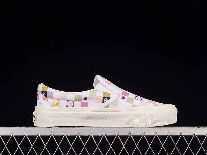 SLIP-ON LTD WHITE/BEIGE