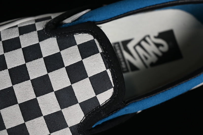 LIBERAIDERS X VANS SLIP-ON WHITE/BLACK/BLUE