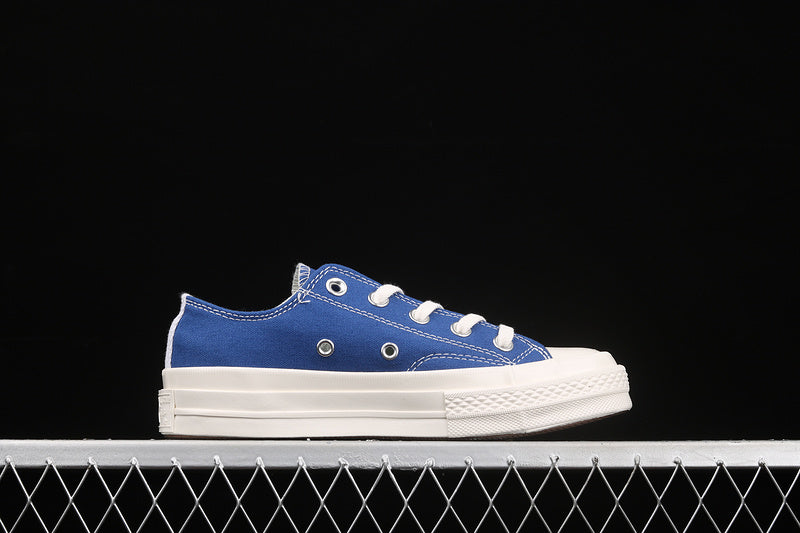 COMME DES GARÇONS PLAY X CHUCK TAYLOR ALL-STAR 70S LOW BLUE QUARTZ/EGRET/BLACK