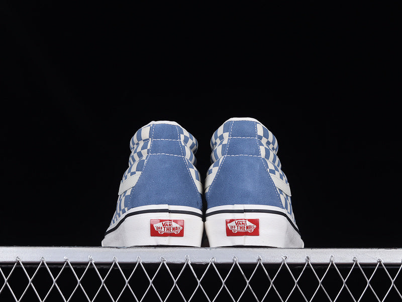 SK8-MID CHECKERBOARD HAZE BLUE/WHITE/BLACK