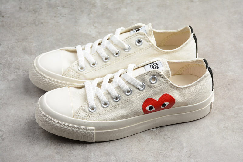 CDG PLAY X CONVERSE CHUCK TAYLOR 1970S JPN WHITE