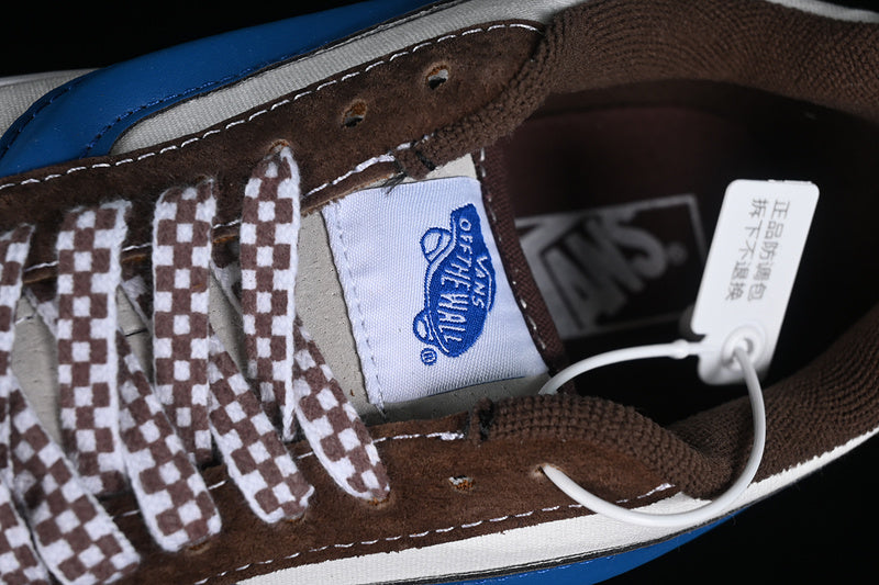 KNU SKOOL WHITE/BLUE/BROWN