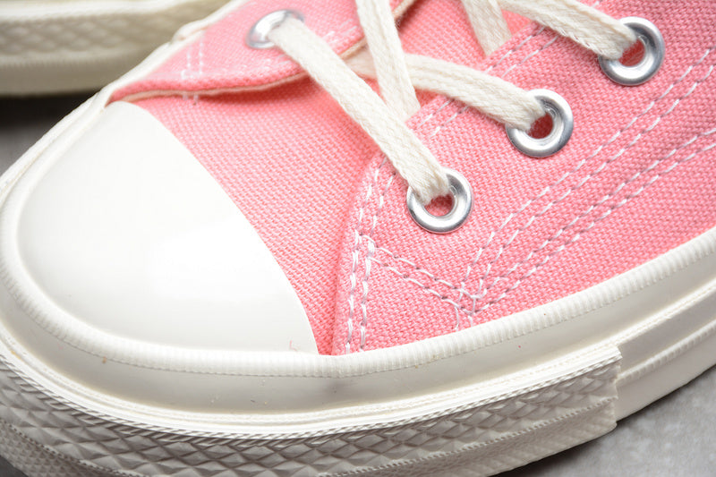 PLAY CDG X CHUCK TAYLOR 70 HIGH TOP STRAWBERRY PINK/EGRET