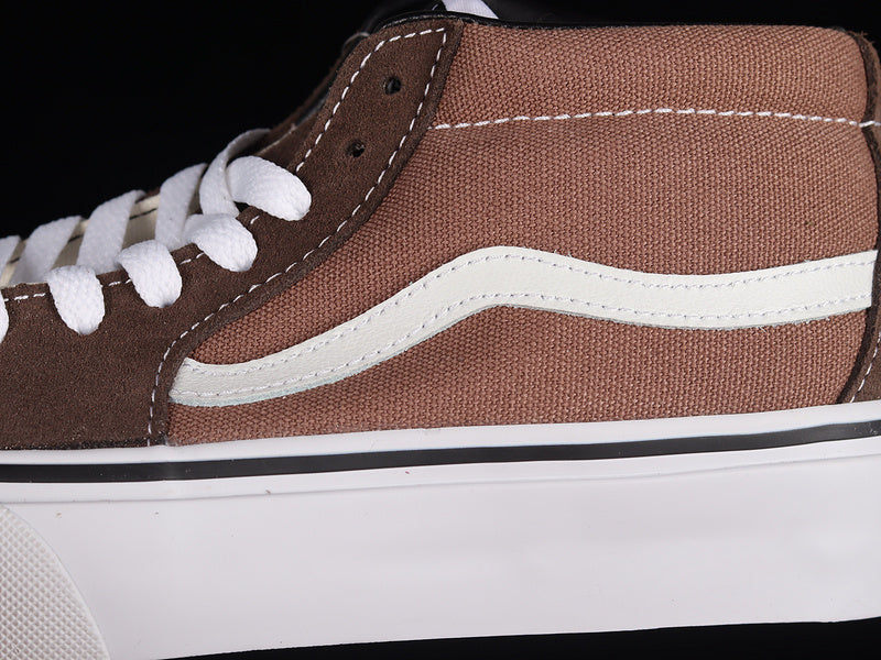 SK8-MID VAULT LX BROWN/WHITE