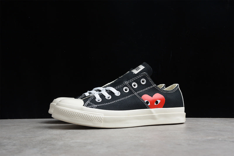 CHUCK TAYLOR ALL-STAR 70S LOW X PLAY COMME DES GARÇONS BLACK/WHITE/RED