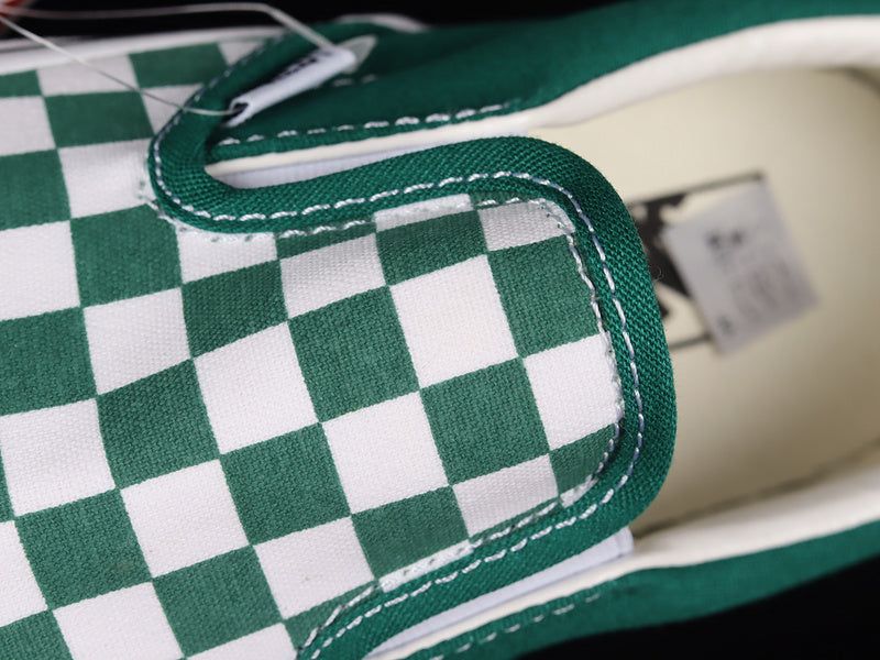 SLIP-ON GREEN/WHITE