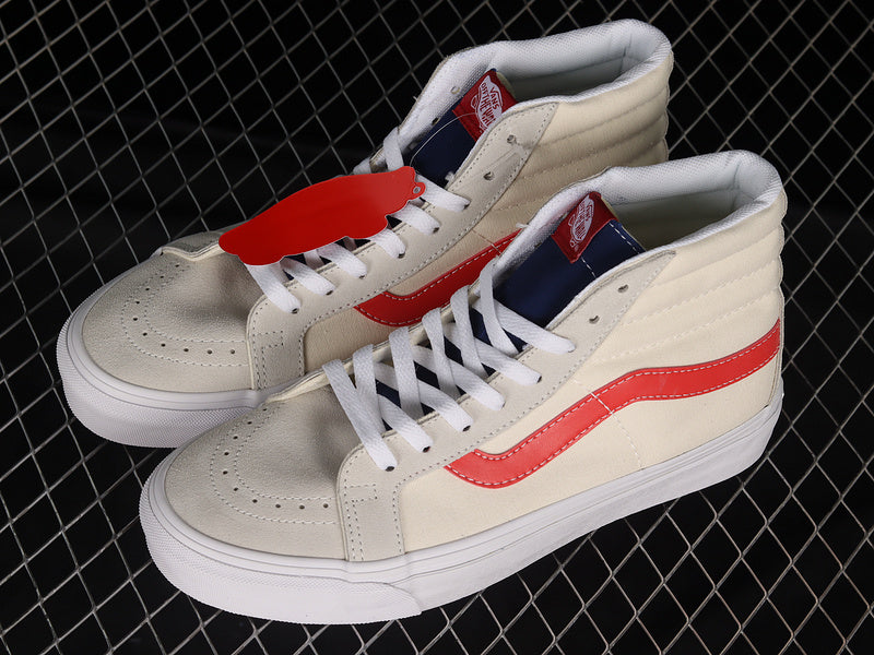 SK8-HI REISSUE VR3 LX BEIGE/RED/BLUE