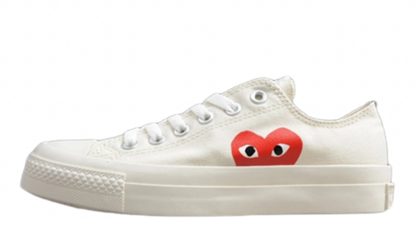 CDG PLAY X CONVERSE CHUCK TAYLOR 1970S JPN WHITE