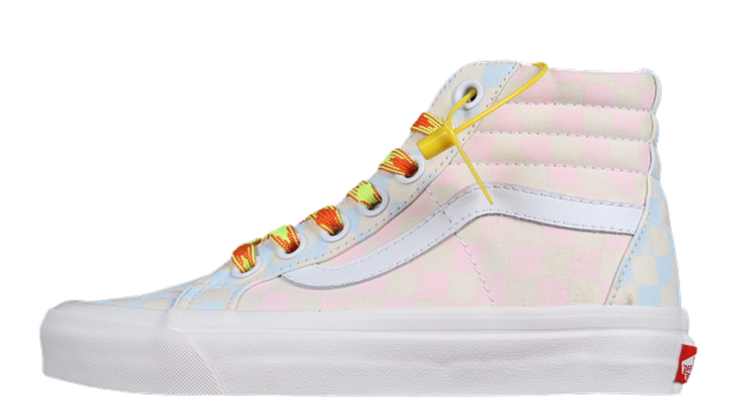 SK8-HI 38 DX MULTI-COLOR/WHITE