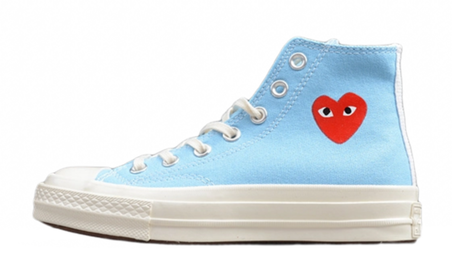 PLAY CDG X CHUCK TAYLOR 70 HIGH TOP BALTIC SEA/EGRET