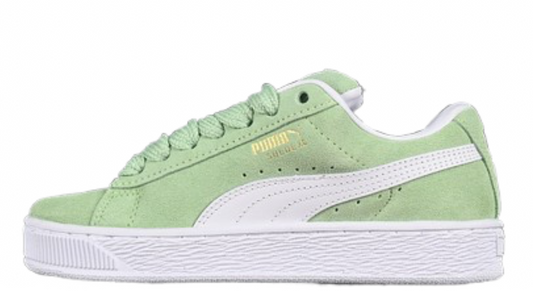 SUEDE XL GREEN/WHITE