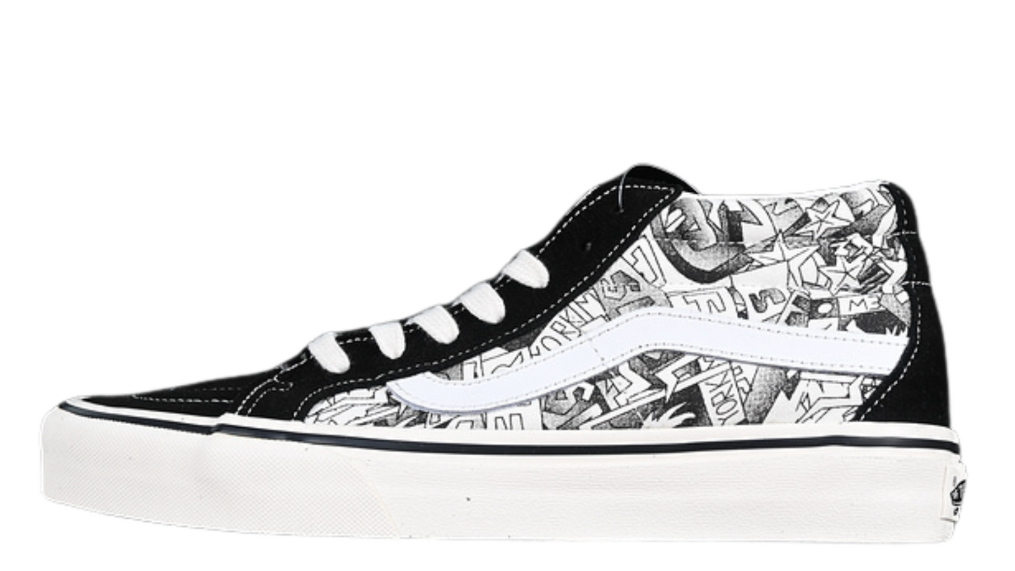 SK8-MID WHITE/BLACK GIBI