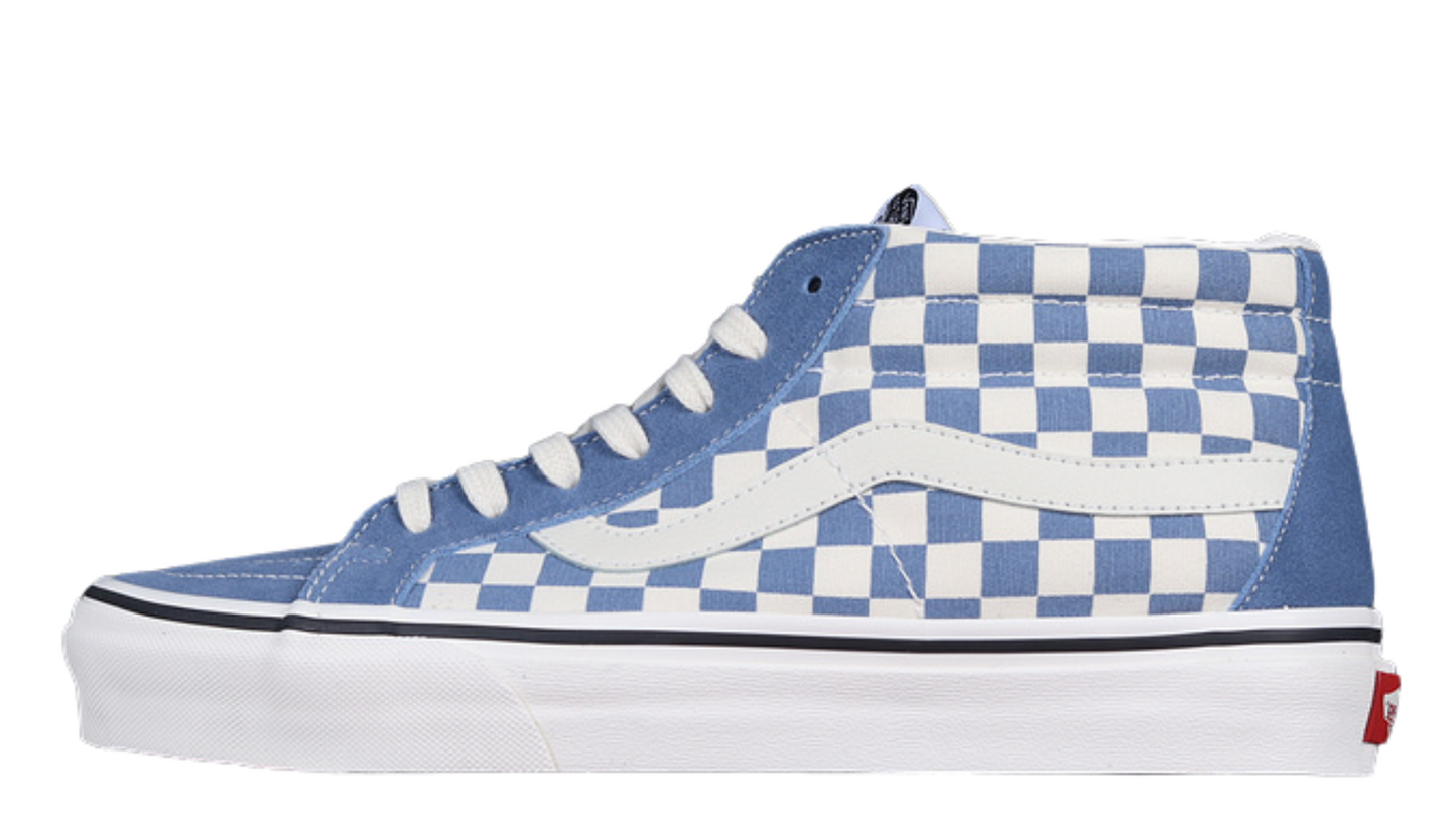 SK8-MID CHECKERBOARD HAZE BLUE/WHITE/BLACK