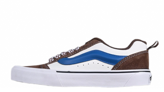 KNU SKOOL WHITE/BLUE/BROWN