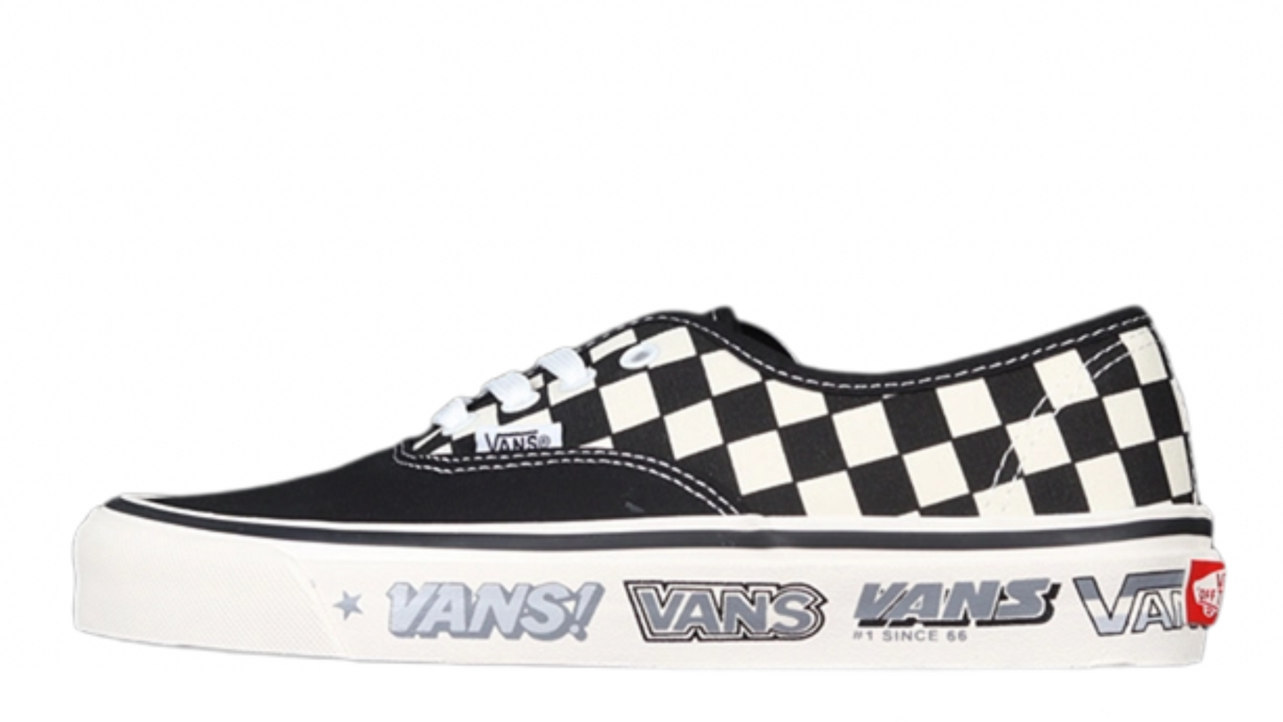 AUTHENTIC 44 DX CHECKERBOARD BLACK/WHITE