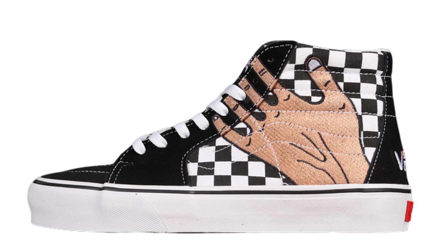 IMRAN POTATO X SK8-HI VR3 LX CHECKERBOARD BLACK