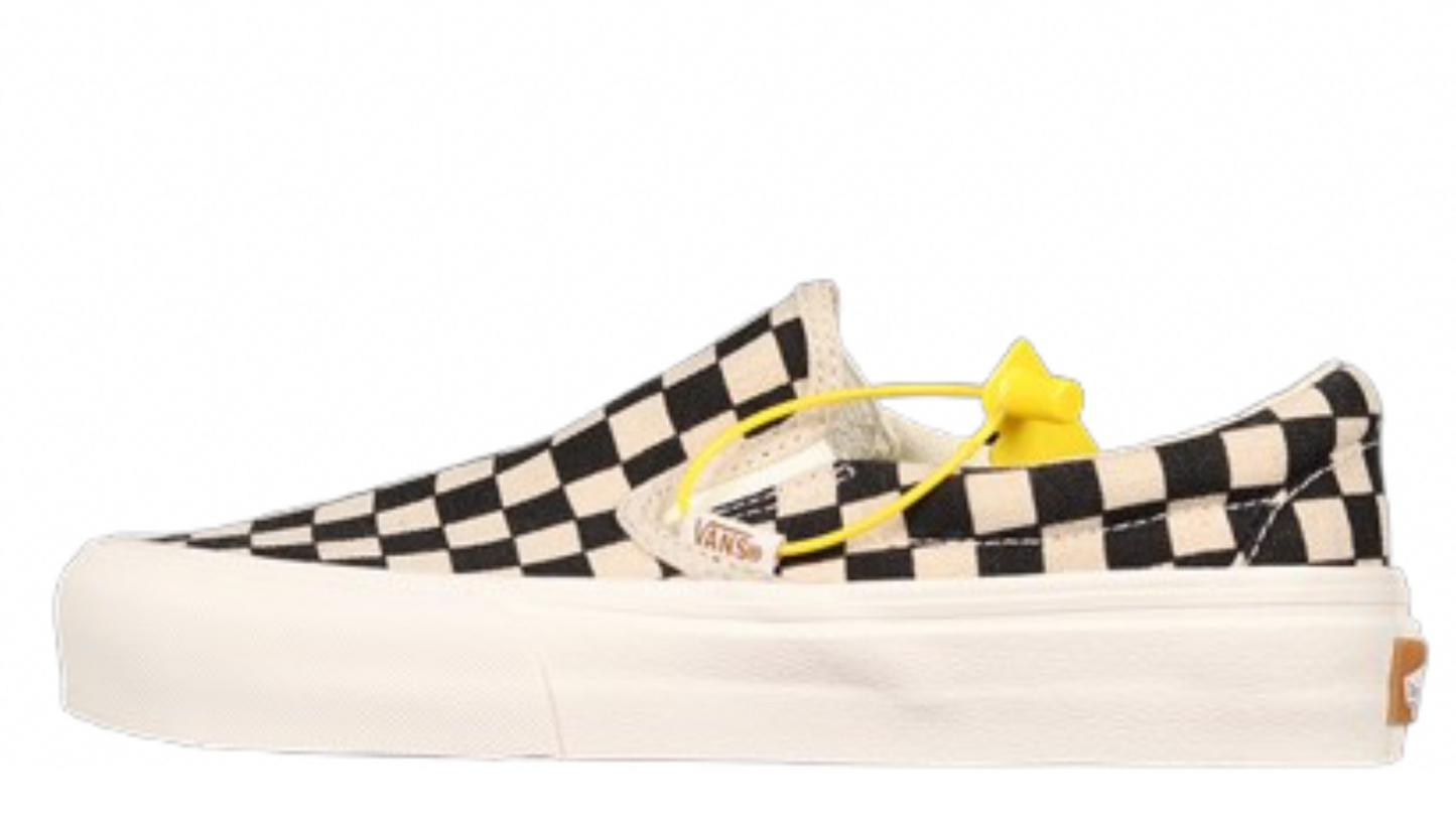 SLIP-ON ECO THEORY CHECKERBOARD BEIGE