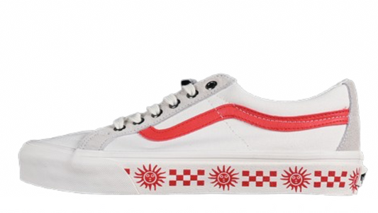 SK8-LOW REISSUE S WHTE/GREY/RED