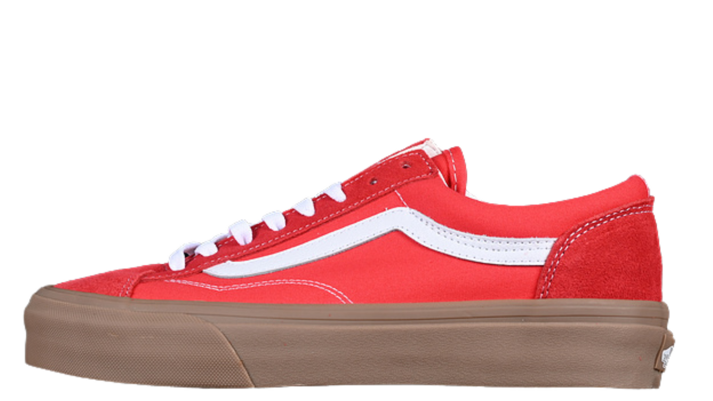 STYLE 36 GUM RED/WHITE/BROWN