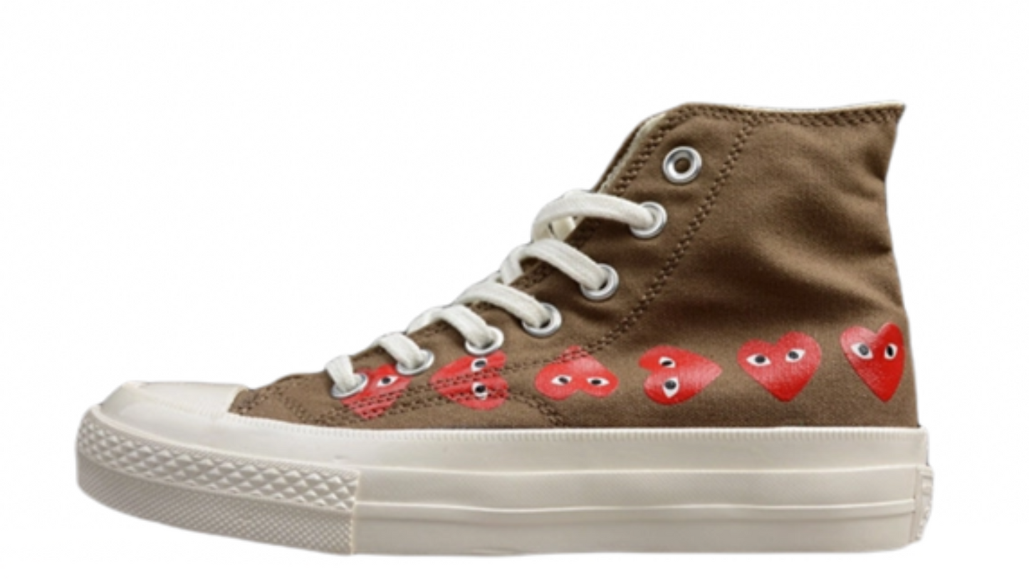 CONVERSE CDG X CONVERSE CHUCK TAYLOR 70S HI/OX 18SS BROWN